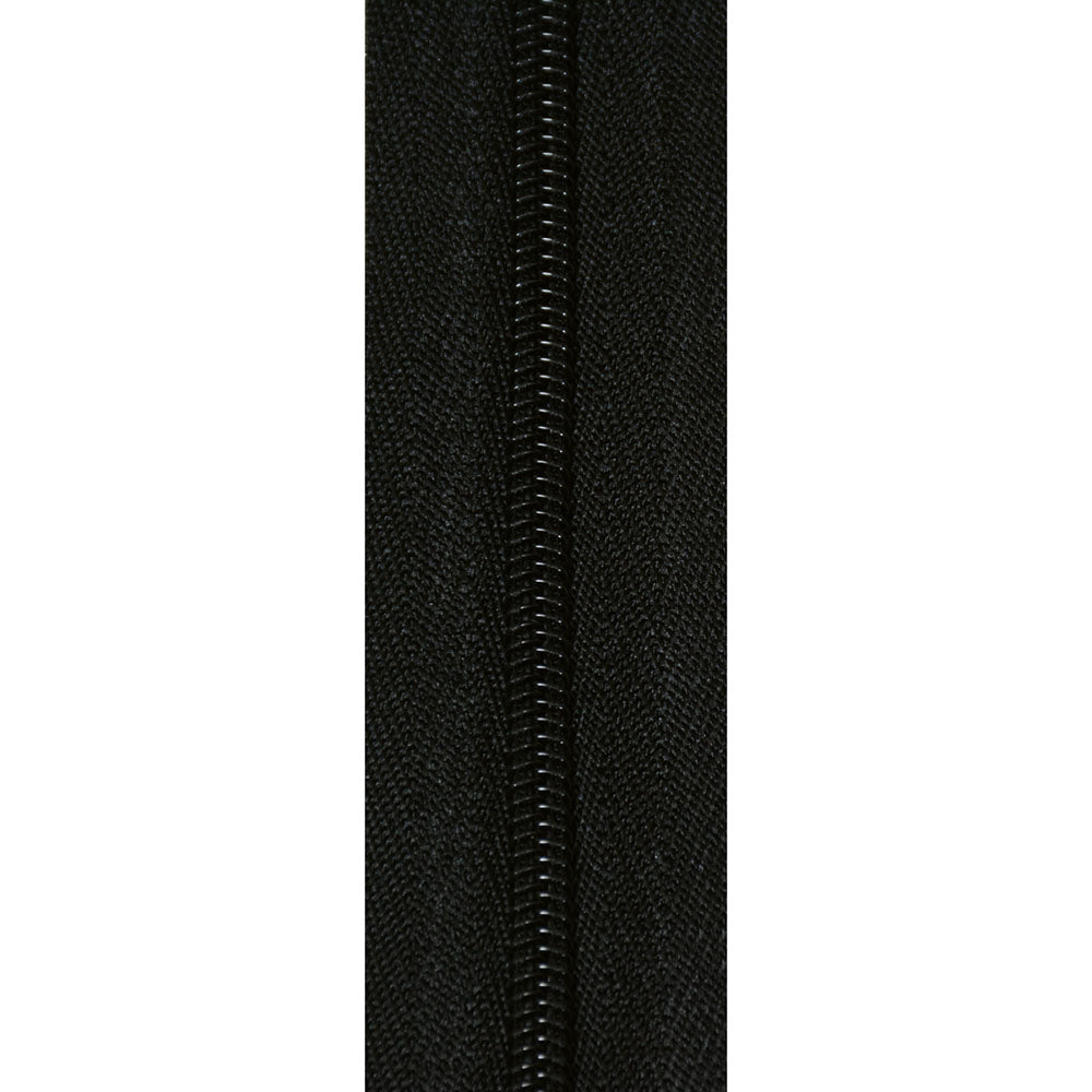 #4 Coil Zipper Chain - Black